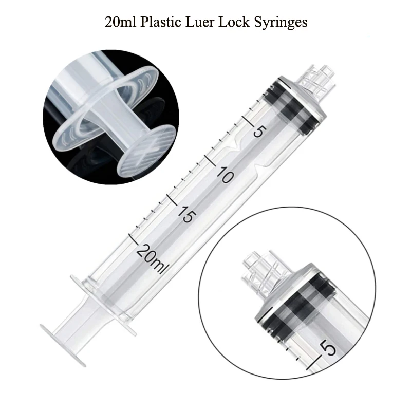 3Ml/5Ml/10Ml/20Ml/30Ml Plastic Luer Lock Spuiten Hydrocultuur Meten wegwerp Sampler Injector Voor Feed Kleine Kat Hond Boom