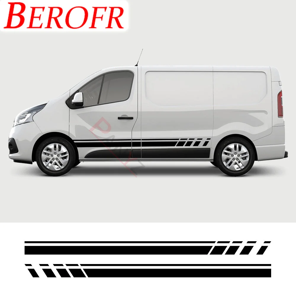 2 Pezzi Adesivi Per Auto Per Renault Trafic Vauxhall Opel Vivaro Nissan Nv300 Fiat Talento Camper Van Camper Accessori Per Decalcomanie In Vinile