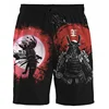 Trend Japanese Samurai Pattern Beach Shorts Summer Fashion Cool Mens Kids 3D Printed Swim Trunks Loose Streetwear Harajuku Pants 1