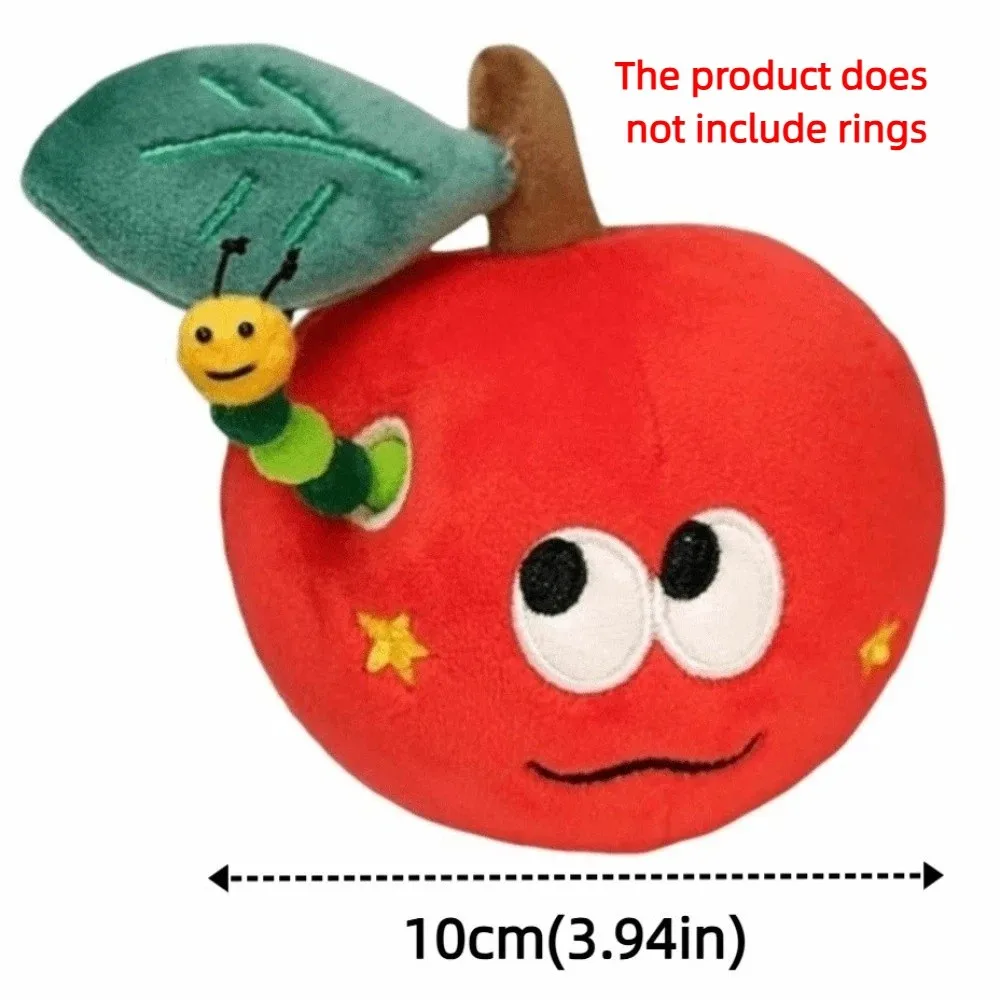 Fashion Cartoon Fruit Cute Red Creative Ring Organizer Kawaii Fluffy Mechanism Ring Anniversary Celebration