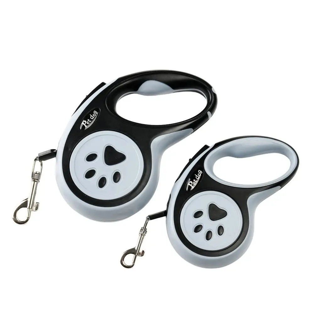 3m 5m Dog Leash For Small Dogs Cats Retractable Durable Paw Design Pet