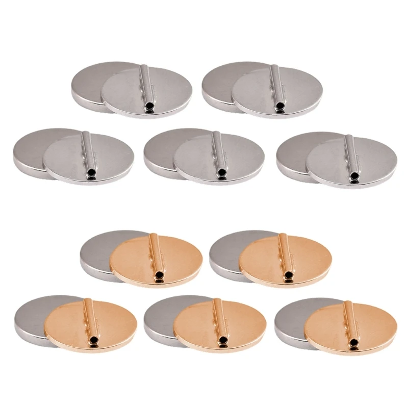 

5Pcs Strong Brooch Converter Pin Keepers Harm-Free Clothing Magnet Buckle Tie Clothing Mini Brooch DropShip