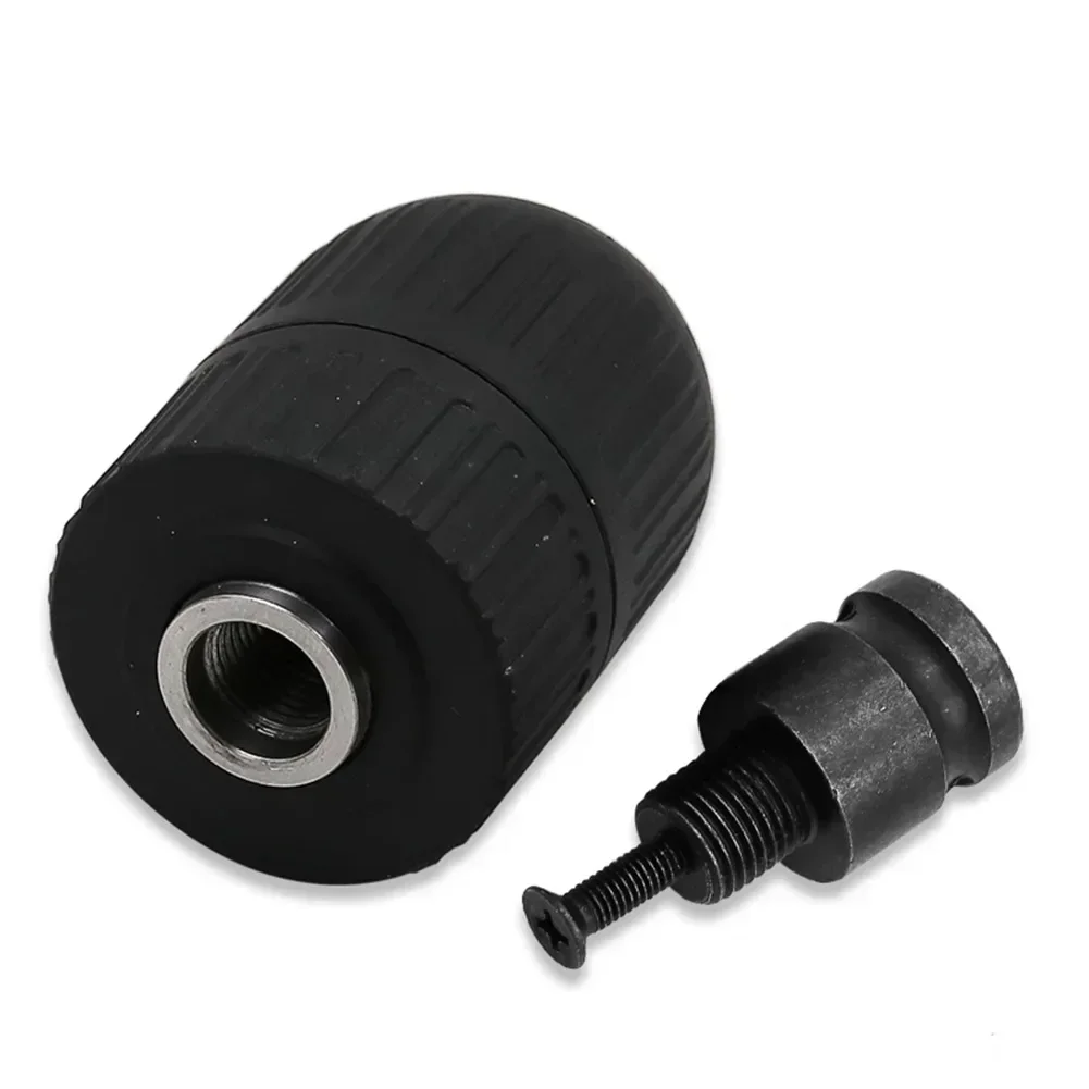 2pcs Set Keyless Drill Chuck&Adapter For 13mm 1 2 Drill Wrench Rotary Power Cordless Drill Power Tool Accessories 6