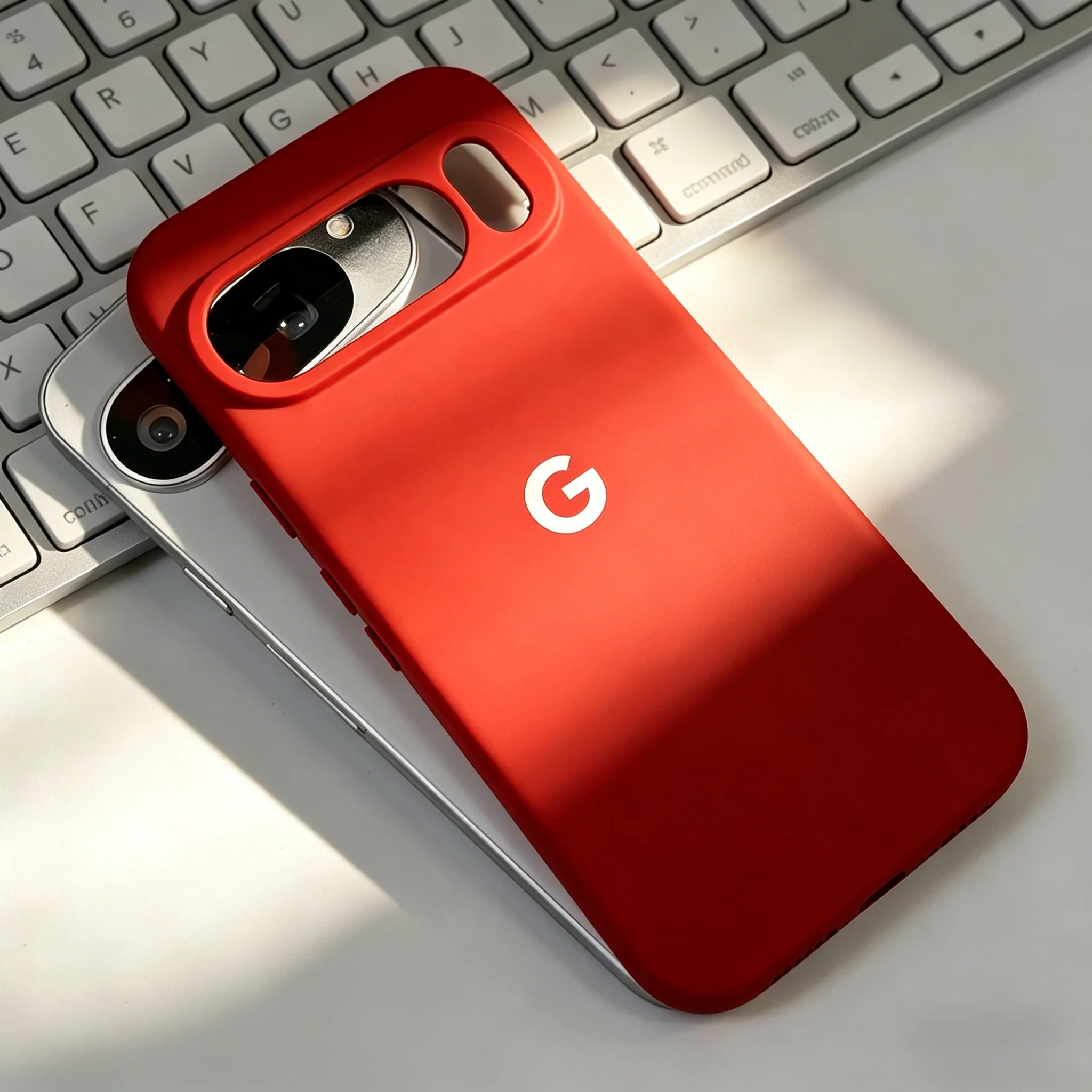 Premium Liquid Silicone Case with Soft Microfiber Lining and G Logo