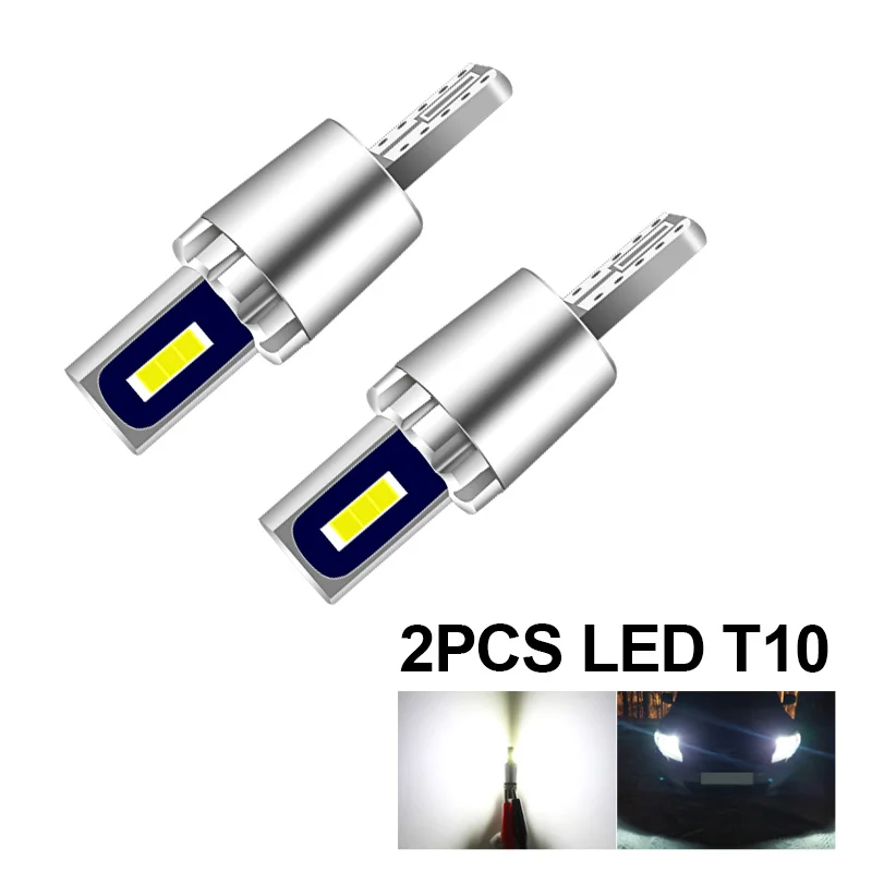 2pcs LED White