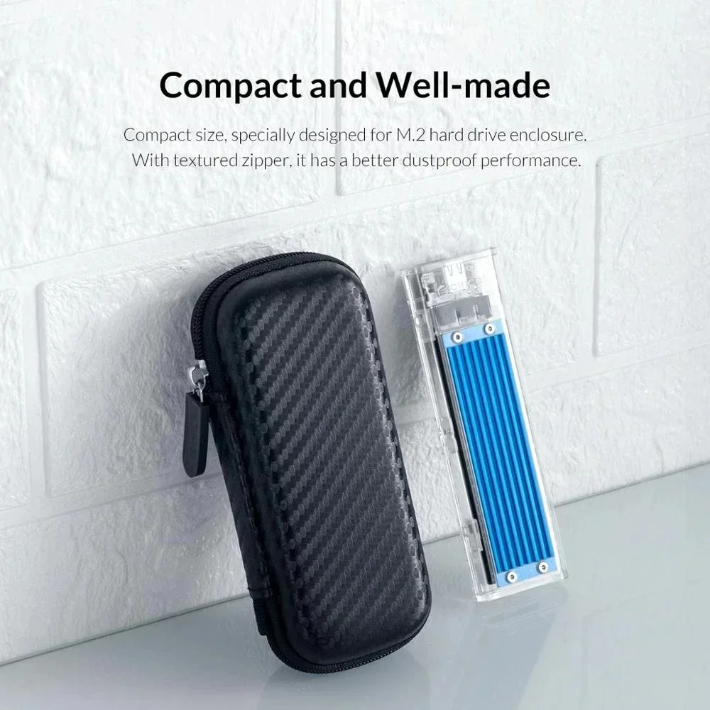 ORICO SSD Nvme M2 Hard Disk Case Protection Bag for External M.2 Case/U Disk/Data Cable Storage/Mobile Phone Charger Portable Hard Drive Bag Data Cable Storage Bag Cable Storage Bag Hard Drive Case Electronic Accessories Case Digital Accessories Bag Usb Flash Drive Case