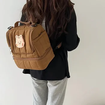 Zaino portatile leggero per mummia pacchetti di maternità borsa per pannolini organizzatore per pannolini borsa termica per biberon per la cura del bambino