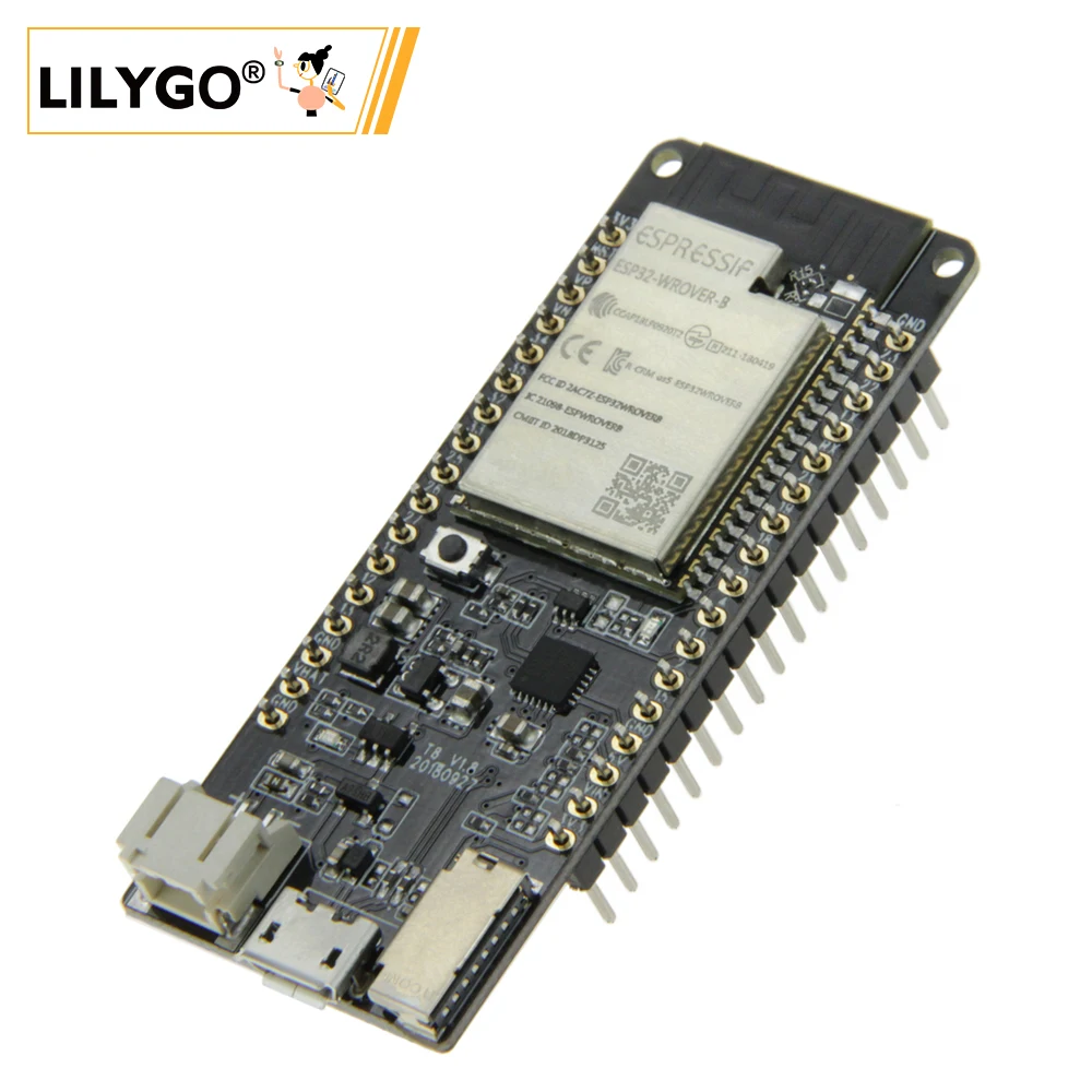 

LILYGO® TTGO T8 V1.8 ESP32 - WROVER 8MB PSRAM TF карта WiFi Bluetooth расширяющийся модуль макетная плата 32-бит LX6 микропроцессор