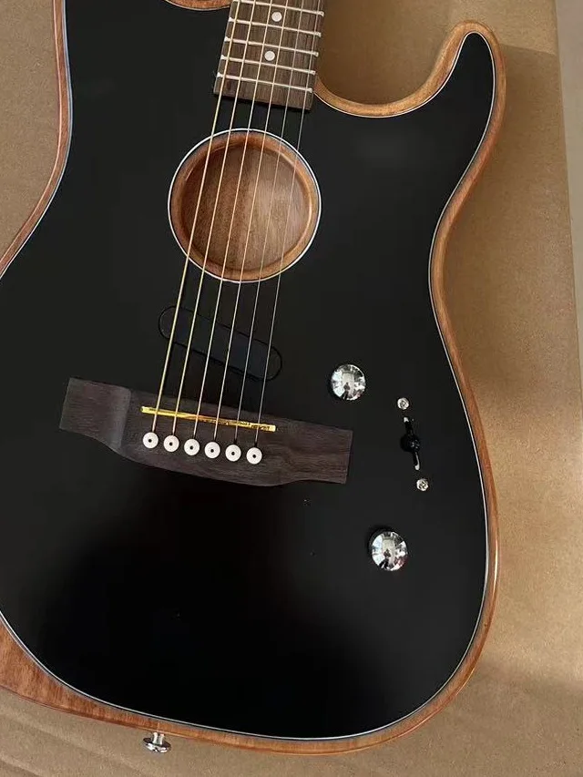 

Black face bobbin Electric guitar, upgraded cartridge, super beautiful in kind, supports customization @1
