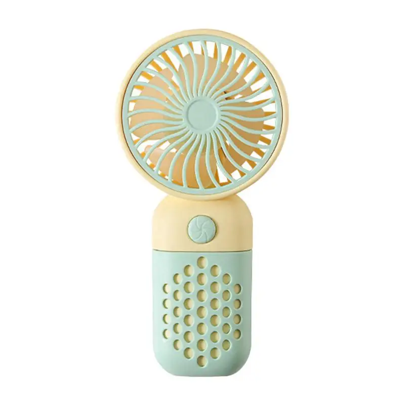 

Outdoor Pocket Fan Portable USB Rechargeable Personal Cooling Tool Strong Wind Electric Mini Fan For Car Travel Work Area Home