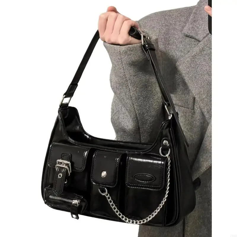 28GD Functional and Stylish Shoulder Bag with Multiple Pockets Adjustable Strap Perfect for Everyday Use and Travel