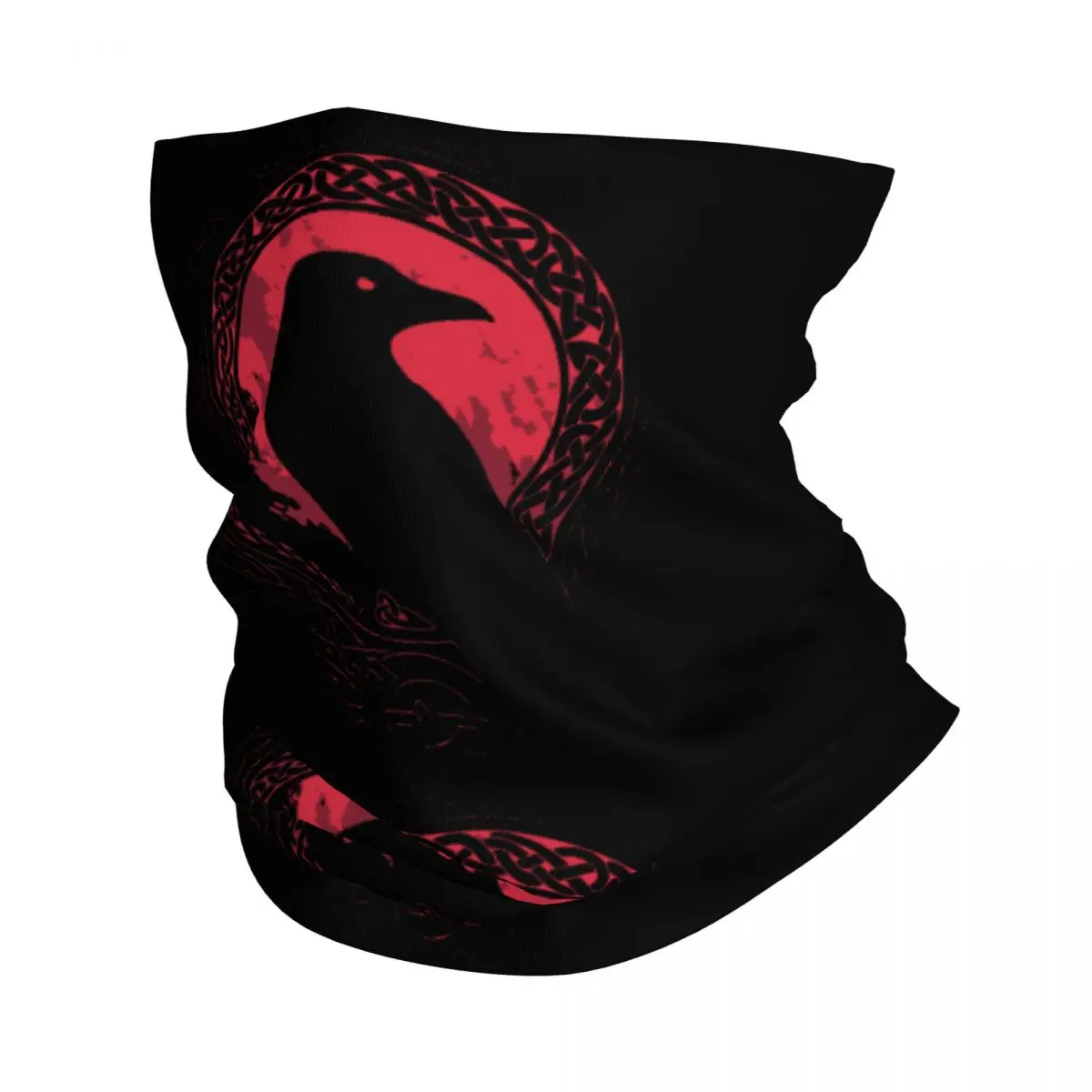 

Viking Edda Nordic Bandana Neck Gaiter Printed Mystical Bird Balaclavas Wrap Scarf Warm Cycling Running Unisex Adult Breathable