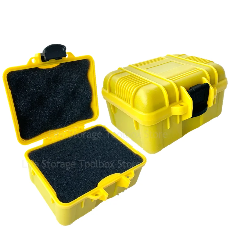 Small Plastic Tool Box Waterproof Equipment Shockproof Collectible Storage  Safety Hard Case Outdoor Portable Mini Suitcase - AliExpress