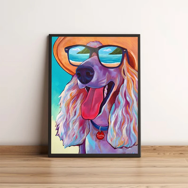 

Decorative Paintings Dog Oil Painting Posters for Wall Decor Canvas Poster Home Decorations for the Room Home and Decoration
