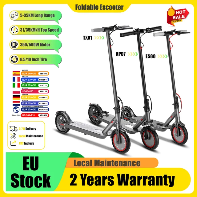 Trottinette Électrique de Commutation AOVOPRO 2026, Puissante 350W, Pneus Pleins Antidérapants 8,5 Pouces, Escooter pour Adultes, Autonomie 5-35KM, Vitesse 31KM/H 1