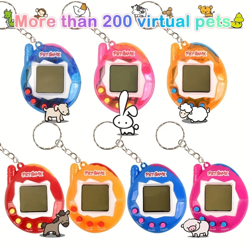 Tamagotchi Electronic Pet 168 Pets In 1 Virtual Pet Virtual Cyber Digital Nostalgic Funny Toys Pixel Educational Funny Cyber Pet 5
