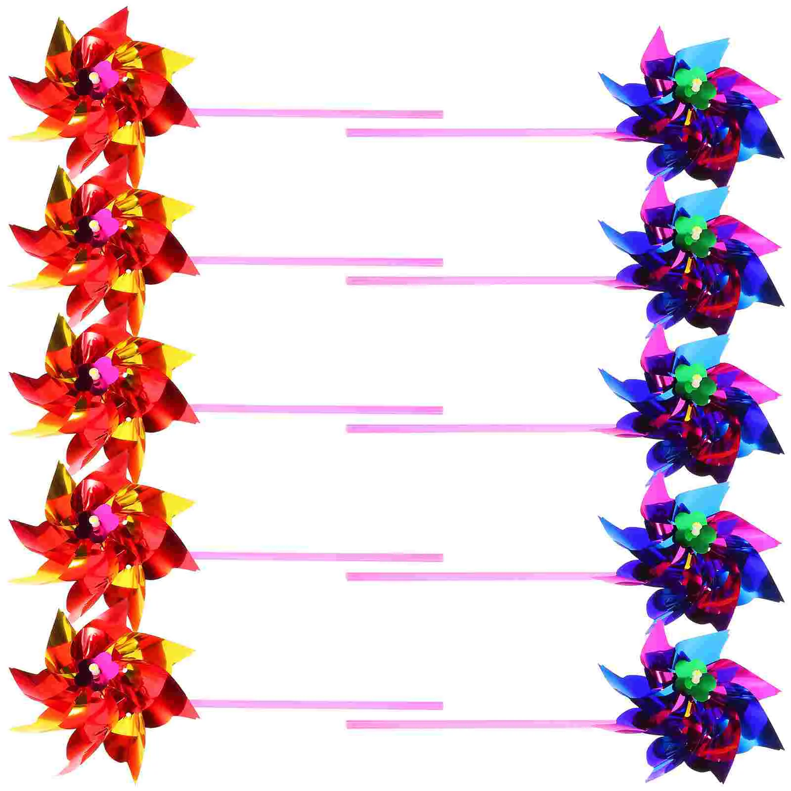 

12 Pcs Kids Outdoor Playset Windmill Small Decorate Toy Windwill Child Colorful