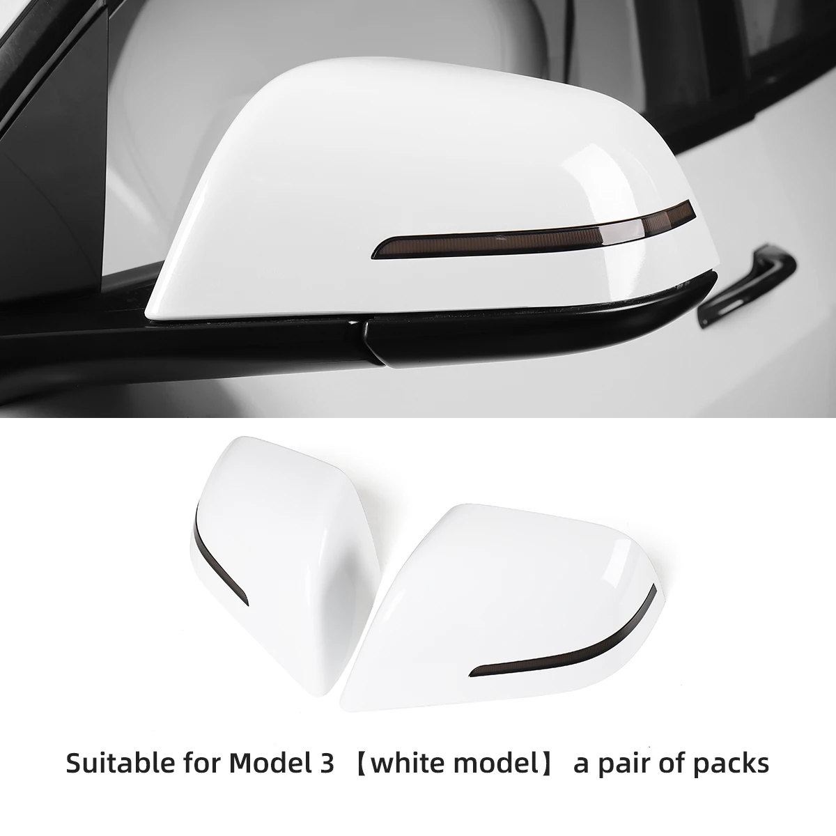 Couvercle De Rétroviseur Led De Remplacement Pour Tesla Model 3 Y 2023,  Clignotant, Coque De Rétroviseur, Accessoires De Modification De Voiture -  Miroir Et Couvre - AliExpress