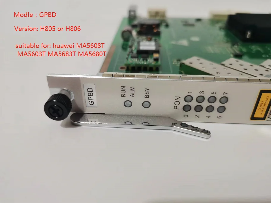 HW-GPON Interface Board, GPBD with B + C + C ++ SFP, Suitable for MA5680T, MA5683T, MA5603T, MA5608T hw gpfd service board gpon gpfd b c c sfp modules for gpon olt ma5680t ma5683t ma5603t ma5608t