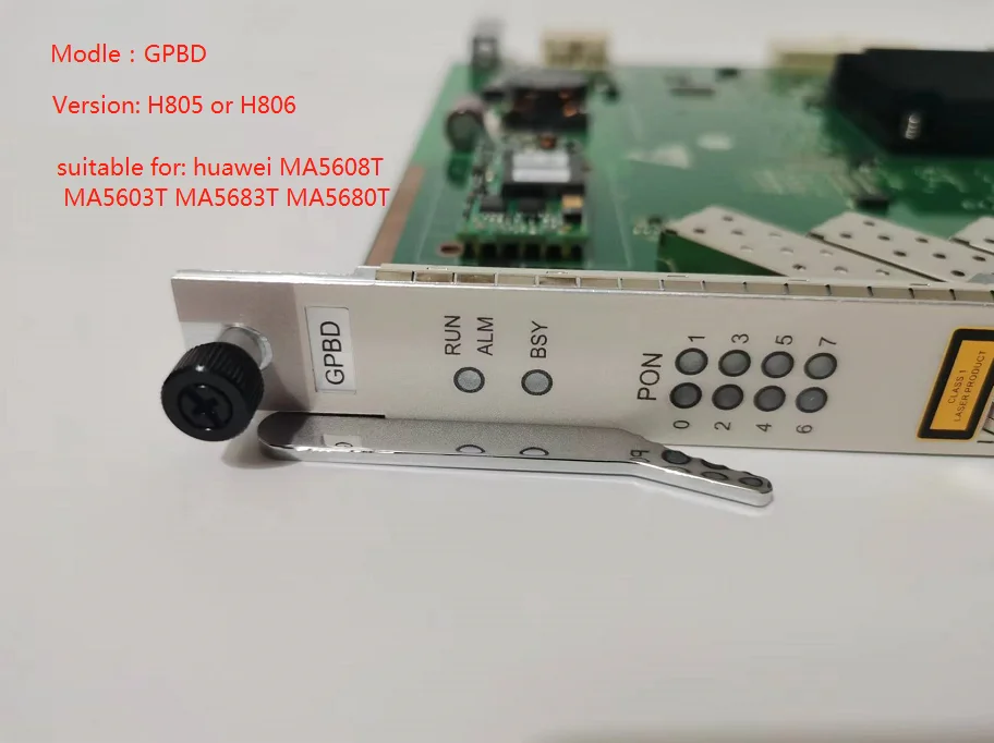 Hua Wei GPON Interface Board GPBD With B C C SFP Suitable For 