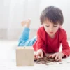 4 Pcs Wooden Piggy Bank Kids Coin Storage Box Money Container Saving Box Change Holder Childrens Piggy Bank Wooden Box For Home 4