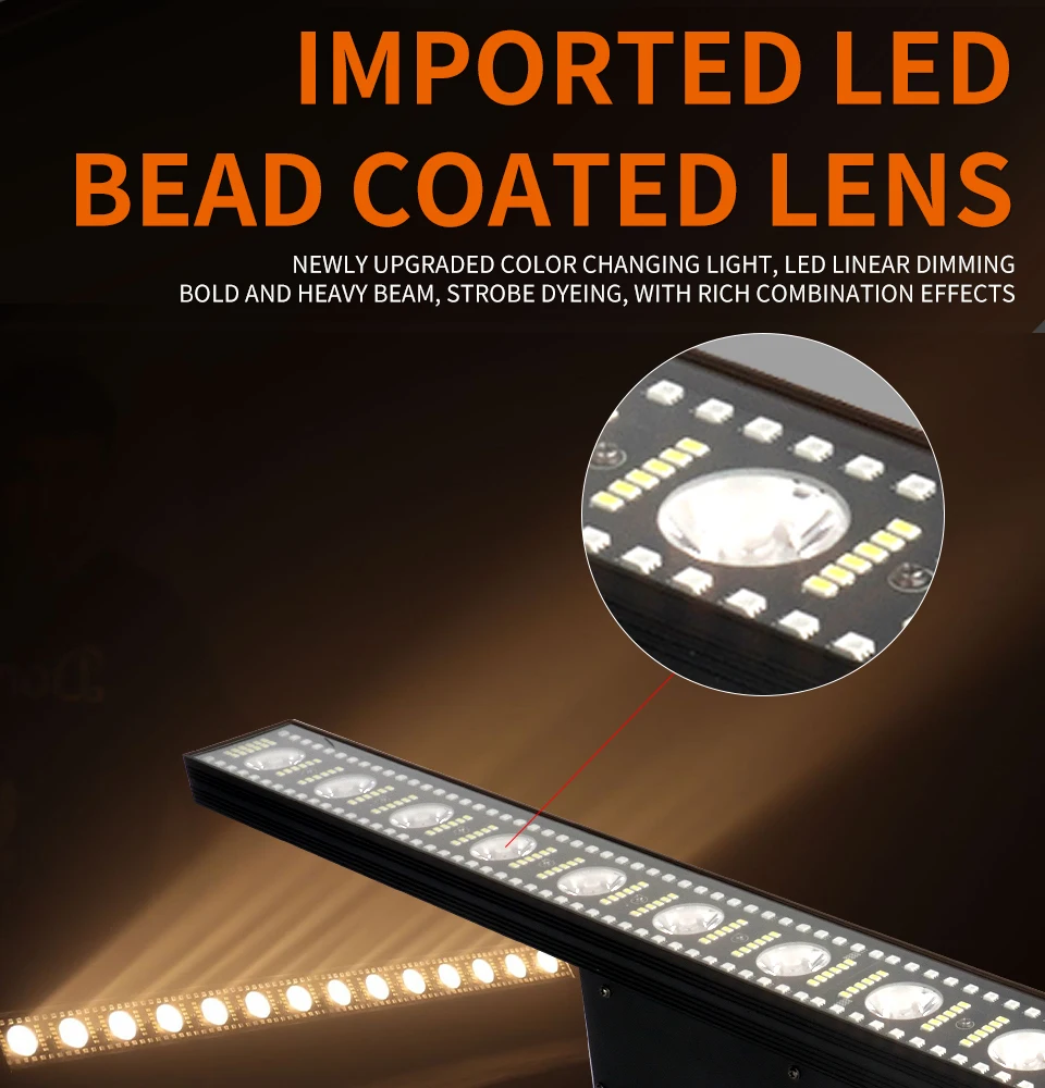 12x3W Warm White RGB 3in1 Bar Pixel Beam Light Professional DJ Led 14x3W Matrix