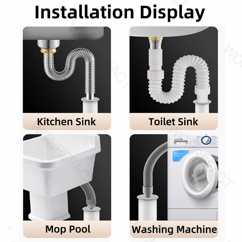 Universal Drain Pipe Sealing Plug Bathroom Drains Sewers Connecting Accessories Washing Machine Silicone Sewer Sealing Ring sewer seal ring drain seal plug