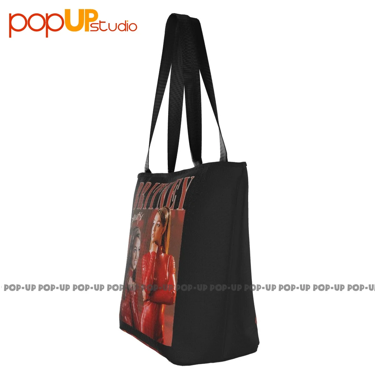 Britney Pop Culture Britney Spears Hit Me Baby One More Time Oop Handbags Commute Shopping Bag Carrying Bag