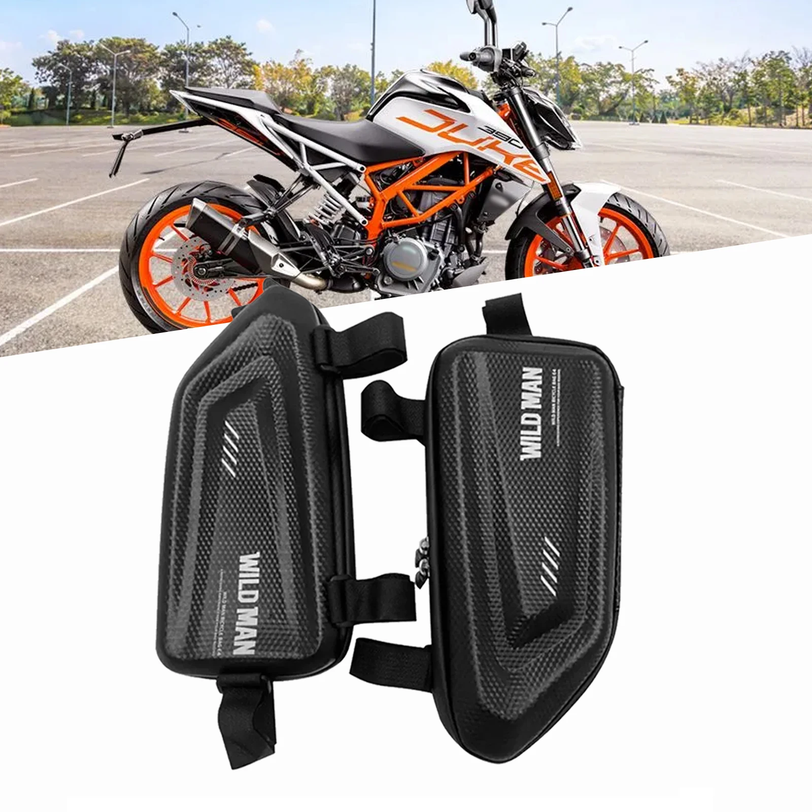 PENTRU DU.KE 390 390 Adventure, geantă laterală modificată pentru motocicletă, geantă laterală triunghiulară impermeabilă, geantă rigidă, accesorii_voghion.com