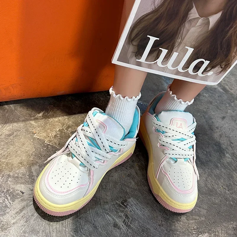 

Недорогие женские лоферы eshaker для тенниса, белые лоферы на плоской подошве, женские осенние повседневные спортивные туфли