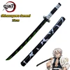 Demon Slayer Katana Anime Assembled Original Sword Cosplay Weapon Orange Rengoku Kyoujurou Kamado Tanjirou Swords 72cm 3