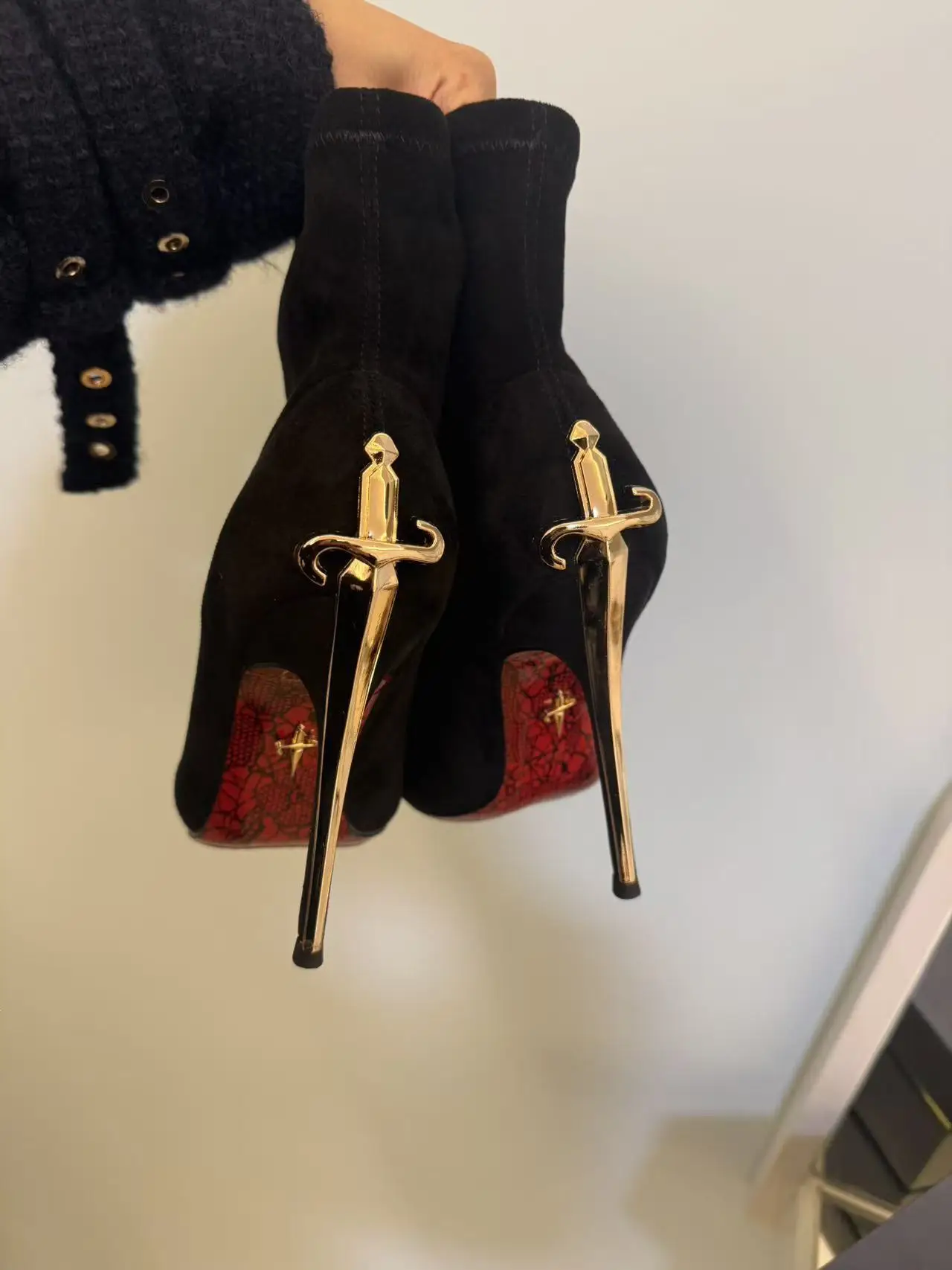 Boots styled with outfit