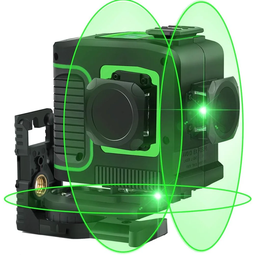 

3D Laser Level Green Light Self Leveling 12 Lines 360 Auto Vertical and Horizontal
