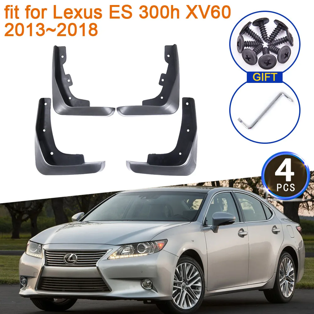 

For Lexus ES 300h XV60 2013 2014 2015 2016 2017 2018 Mudguards Splash Front Rear Wheels Fender Mudflaps Car Styling Accessories