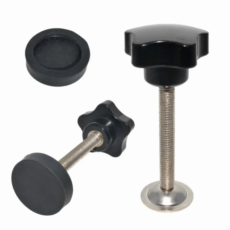 

Sturdy Star Knob Hand Tightening Screw Clamping Black Head Assortment Impact Resistant Clamping Screw Knob Dropship