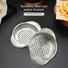 1/2Pcs Can Strainers Tuna Press Can Strainers With Handle Dishwasher Safe Metal Tuna Press Lid Canning Colander Can Filters 1
