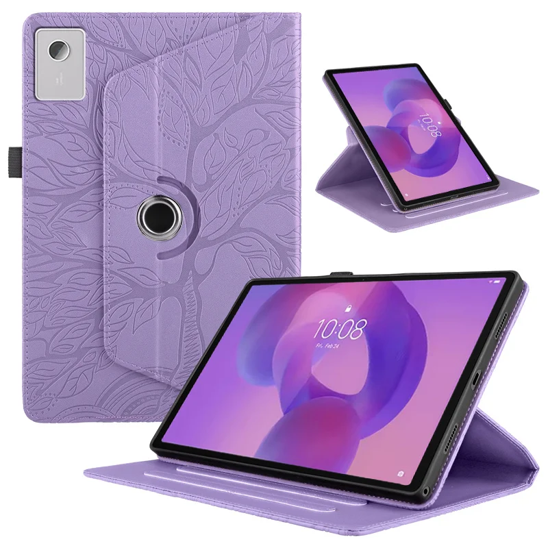 Lenovo Idea Tab Plus 12.1 Embossed 360° Rotating Stand Tablet Case