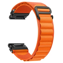 Versatile Nylon Watch Strap - Premium Smart Watch Band Replacement - QuickFit 26mm (04)