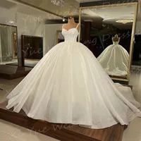 2025 Exquisite Sexy A Line Women's Wedding Dresses Appliques Bride Gowns Spaghetti Straps Princess Customized Vestido De Noivas 1