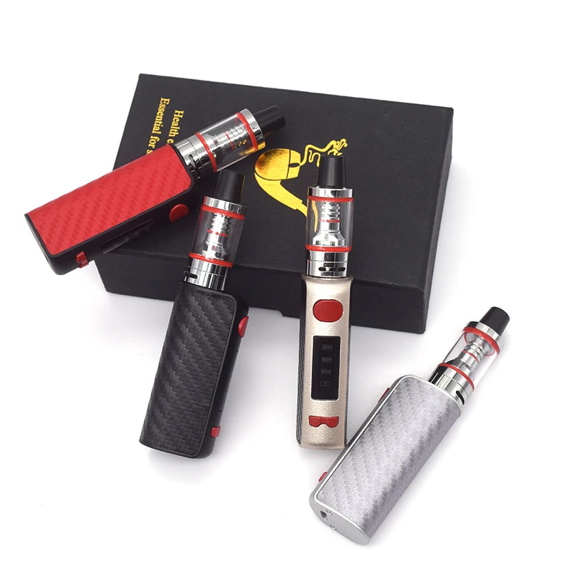 

Electronic Cigarette 80W Box Mod Vape Kit 1600mah Build-in Battery 2.5ml Tank Hookah Pod E-Cigarettes Kits Vape Vapor Vaporizer