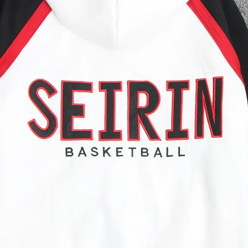 Anime Kuroko No Basuke SEIRIN Kagami Taiga Tetsuya Jacket Basketball Hooded Jersey Outdoor Sports Sweatshirt Cosplay Uniform