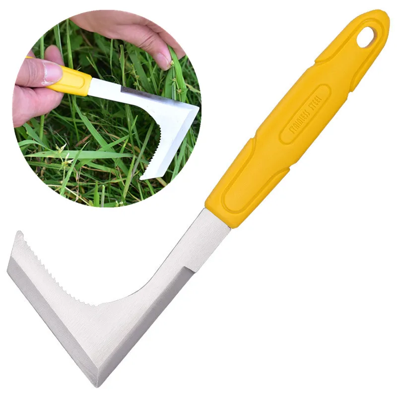 Stainless Steel Weeder Garden Manual Root Puller Gardening Fork With