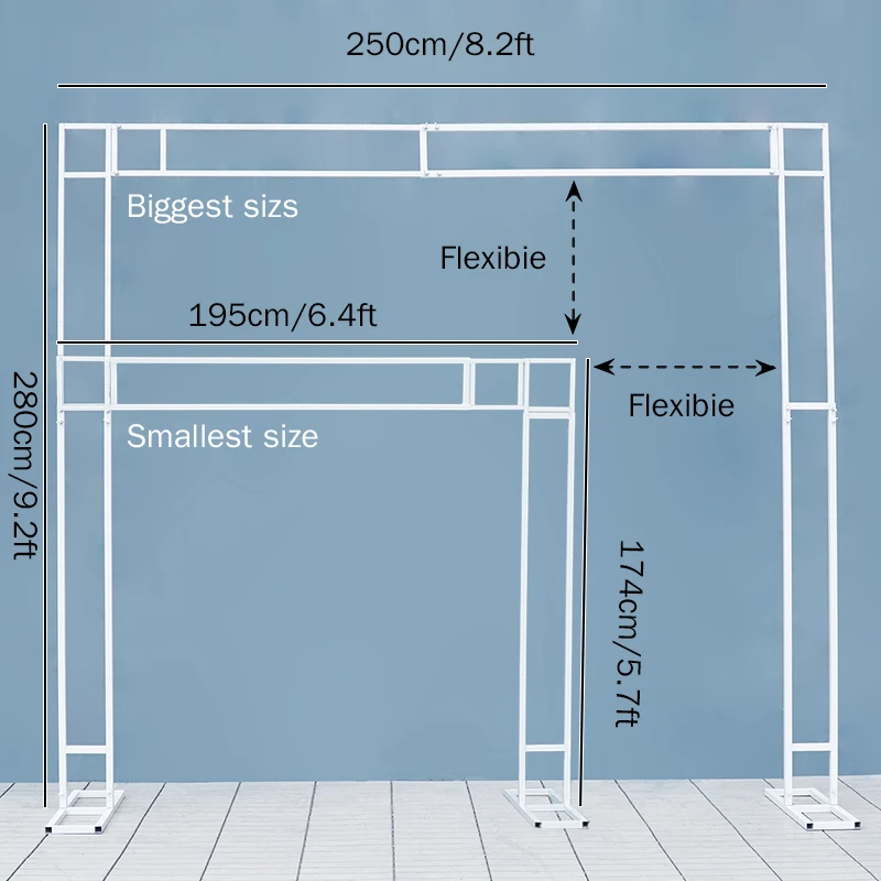 2.5mx2.8m stand