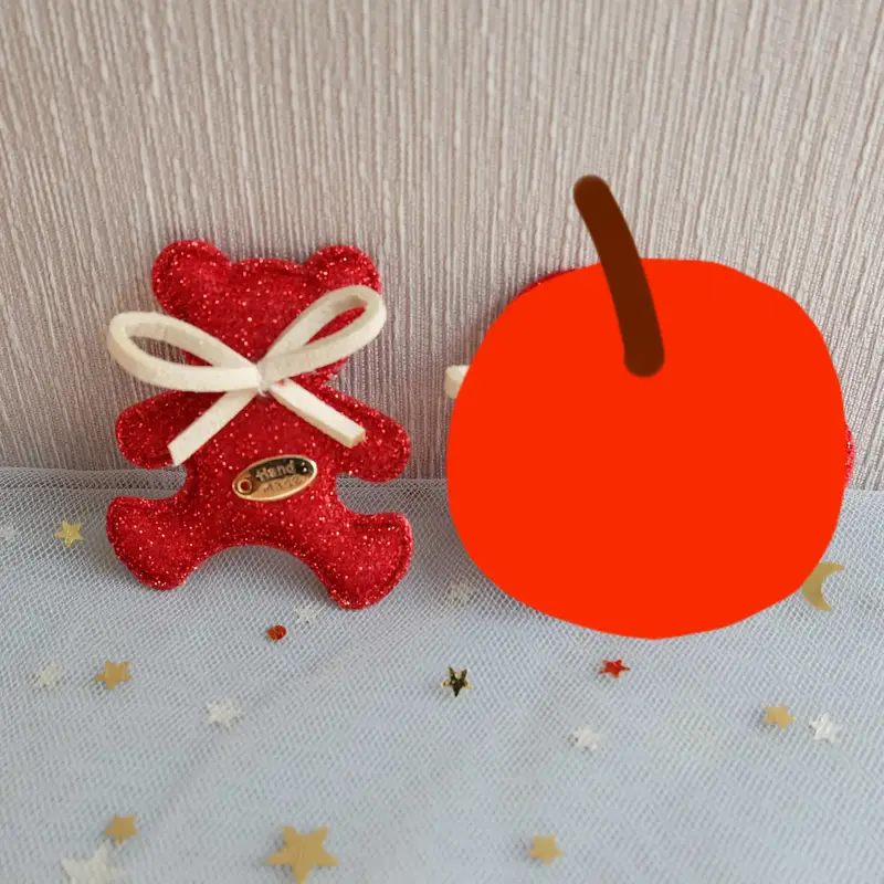 10PCS Classic Plaid Cartoon Animal Applique Star Cloth Padded Patches For Craft/Clothes/Children Hairpin/Wedding DIY Decoration - Image 12