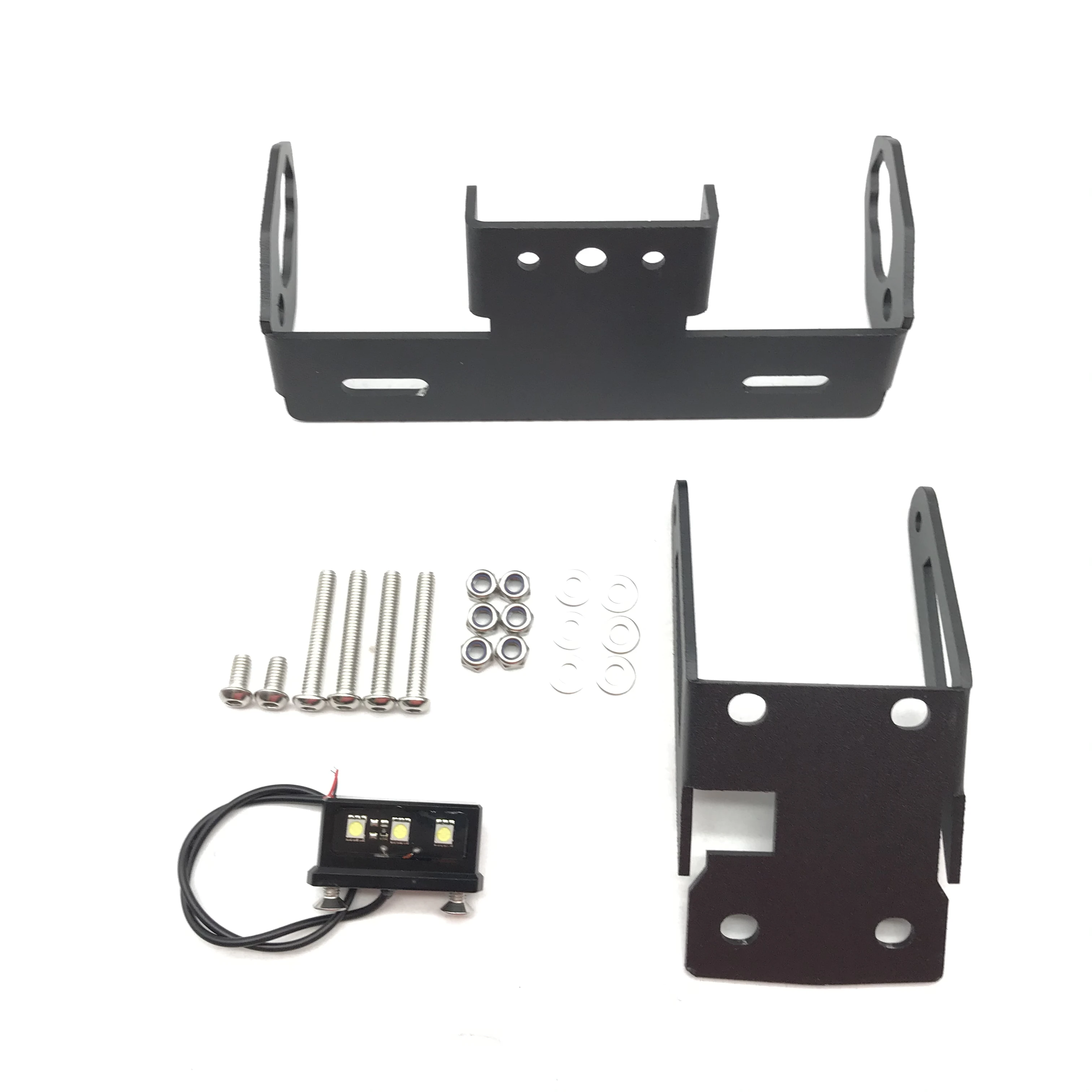 Motorcycle Tail Rear License Plate Mount Bracket Support Holder With Led Light For Kawasaki Ninja Z650 Z 650 2017-2020