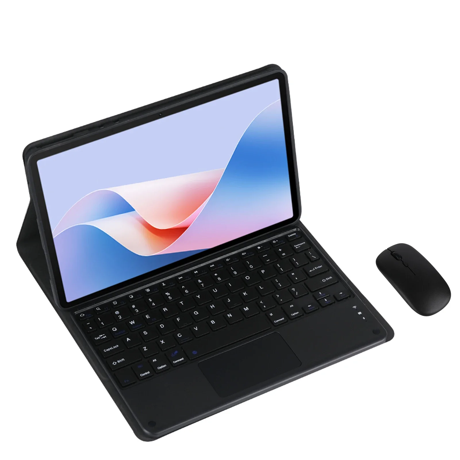 Wireless Detachable Keyboard Case with Mouse for 10.5-inch Tablets (Black)