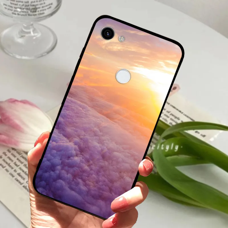 Silicone Shockproof Soft TPU Phone Cover - Cartoon Design