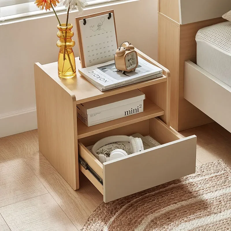 Tables Children Kid Night Table Bedside Cabinet Nightstands Headboard Side Room Wood Mesita Cabecera Lino Cama Cabinet Furniture