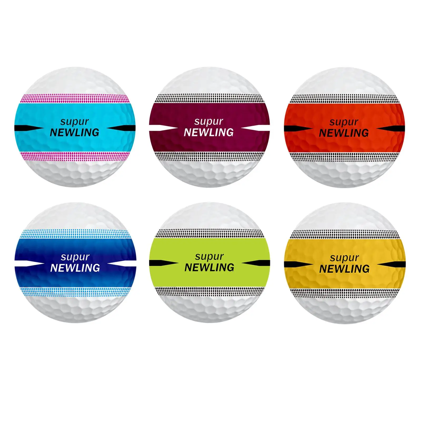 

Golf Ball Lightweight 3 Layer Max Distance Golf Practice Ball 1.65in for Driving Range Backyard Play or Practice Golf Supplies