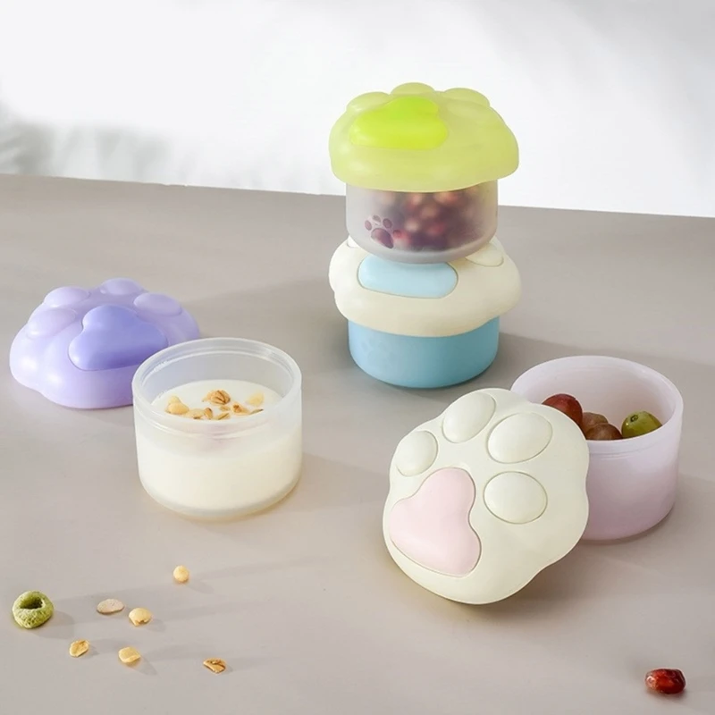 Easy Carry Baby Formula Storage Case Travel Dispenser Baby Formula Carry Safe Feeding Accessories for Diaper Bags